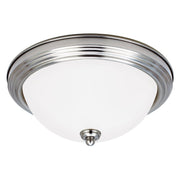 Geary 3-Light Flush Mount in Brushed Nickel