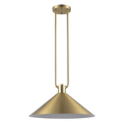 Roscoe 17" Pendant in Antique Gold