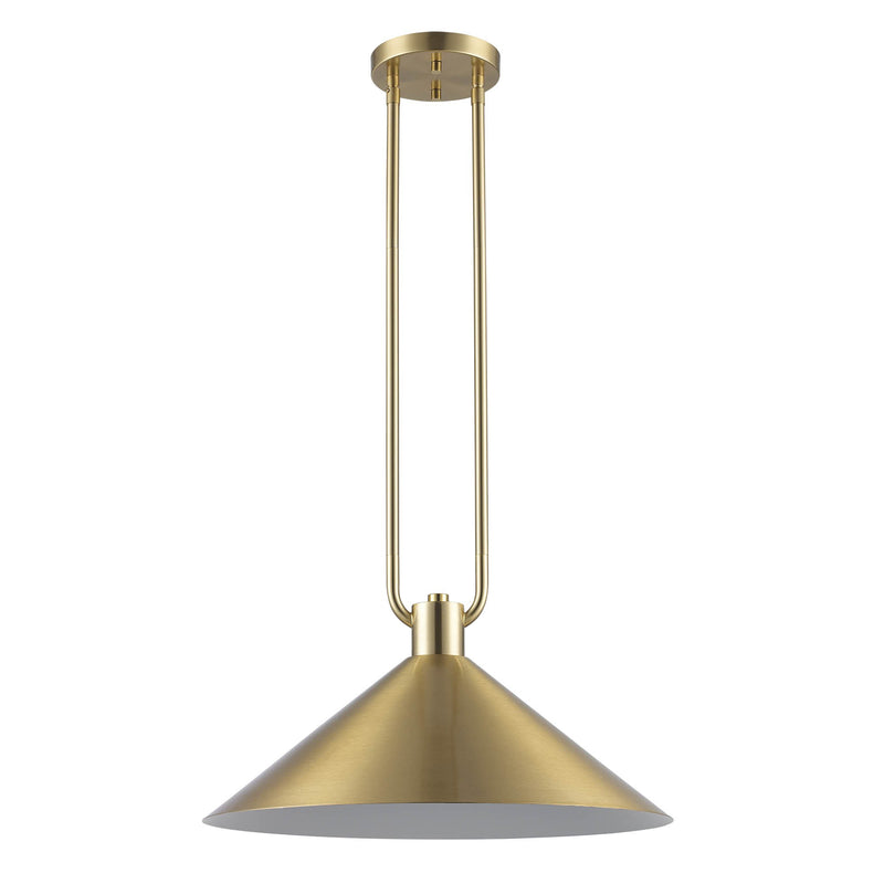 Roscoe 17" Pendant in Antique Gold