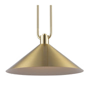 Roscoe 17" Pendant in Antique Gold