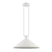 Roscoe 17" Pendant in White