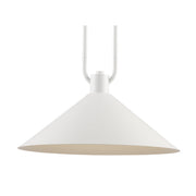 Roscoe 17" Pendant in White