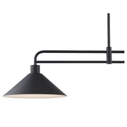 Roscoe 2-Light 38" Linear Pendant in Black
