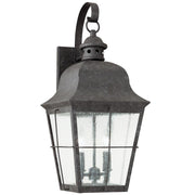 Chatham 2-Light Outdoor Wall Lantern in Oxidized Bronze