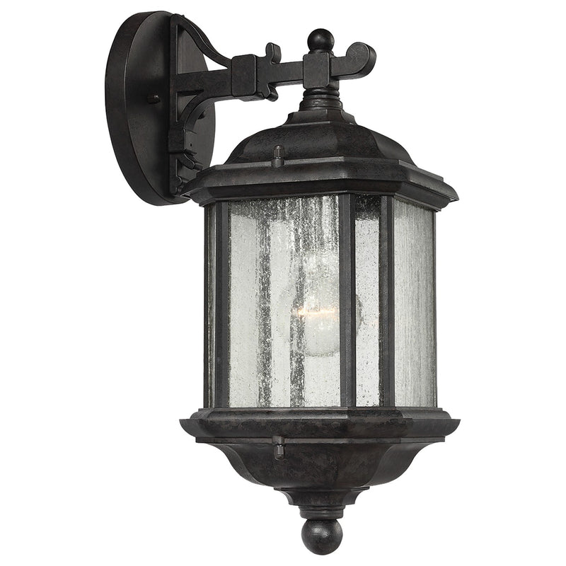 Kent One Light Outdoor Wall Lantern in Oxford Bronze