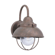 Sebring 11" Outdoor Wall Lantern in Weathered Copper