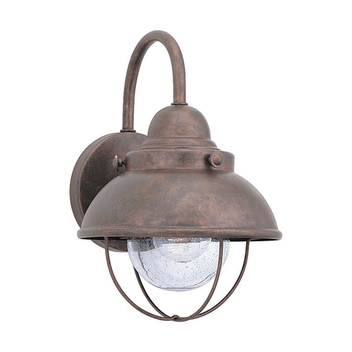 Sebring 11" Outdoor Wall Lantern in Weathered Copper