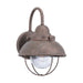 Sebring One Light Outdoor Wall Lantern in Weathered Copper