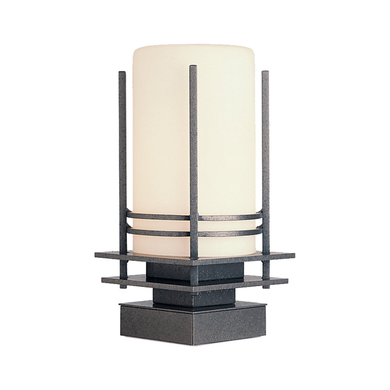 Banded Outdoor Pier Mount in Coastal Natural Iron - 335796-SKT-20-GG0026 by Hubbardton Forge