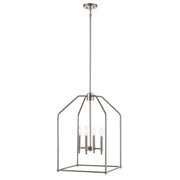Birdy 4-Light 16" Lantern Pendant in Brushed Nickel