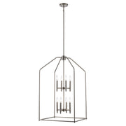 Birdy 8-Light 20" Foyer Pendant in Brushed Nickel