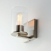 Sleek 1 Light Bath Vanity in Satin Nickel