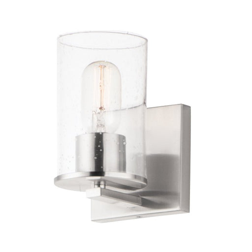 Sleek 1 Light Bath Vanity in Satin Nickel