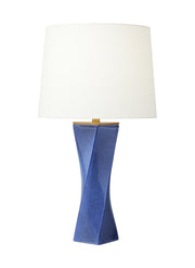 Lagos Table Lamp in Frosted Blue