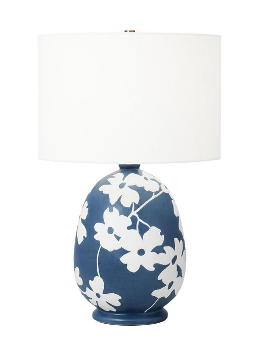Lila Table Lamp in Semi Matte Navy Blue