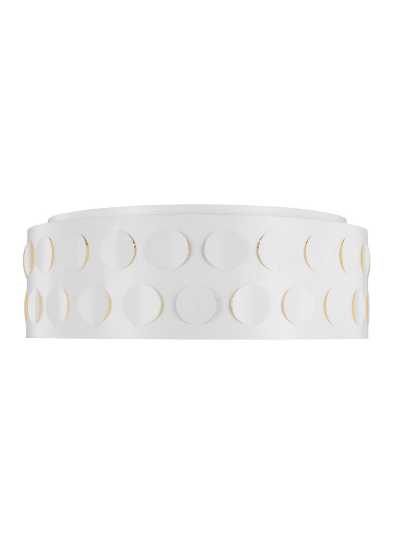 Dottie 4-Light Large Flush Mount in Matte White