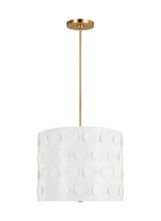 Dottie 3-Light Large Pendant in Burnished Brass