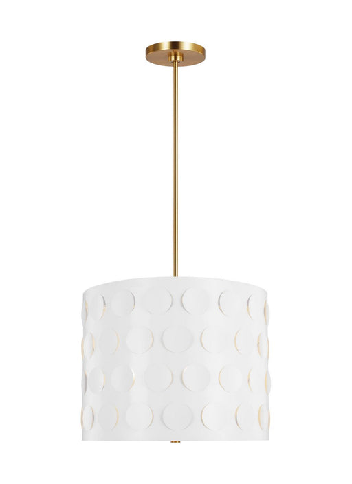 Dottie 3-Light Large Pendant in Burnished Brass