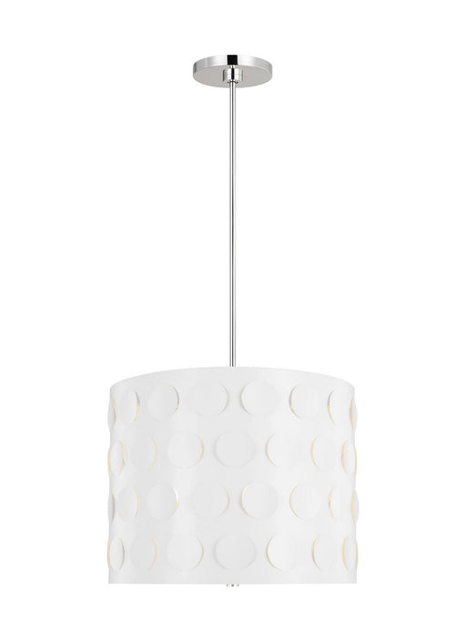Dottie 3-Light Large Pendant in Polished Nickel