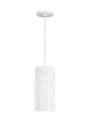 Dottie Small Pendant in Matte White