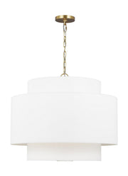 Sawyer Large 3-Light Pendant in Burnished Brass