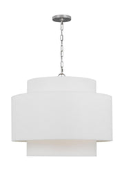 Sawyer Large 3-Light Pendant in Polished Nickel