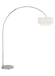 Sawyer Floor Lamp in Polished Nickel