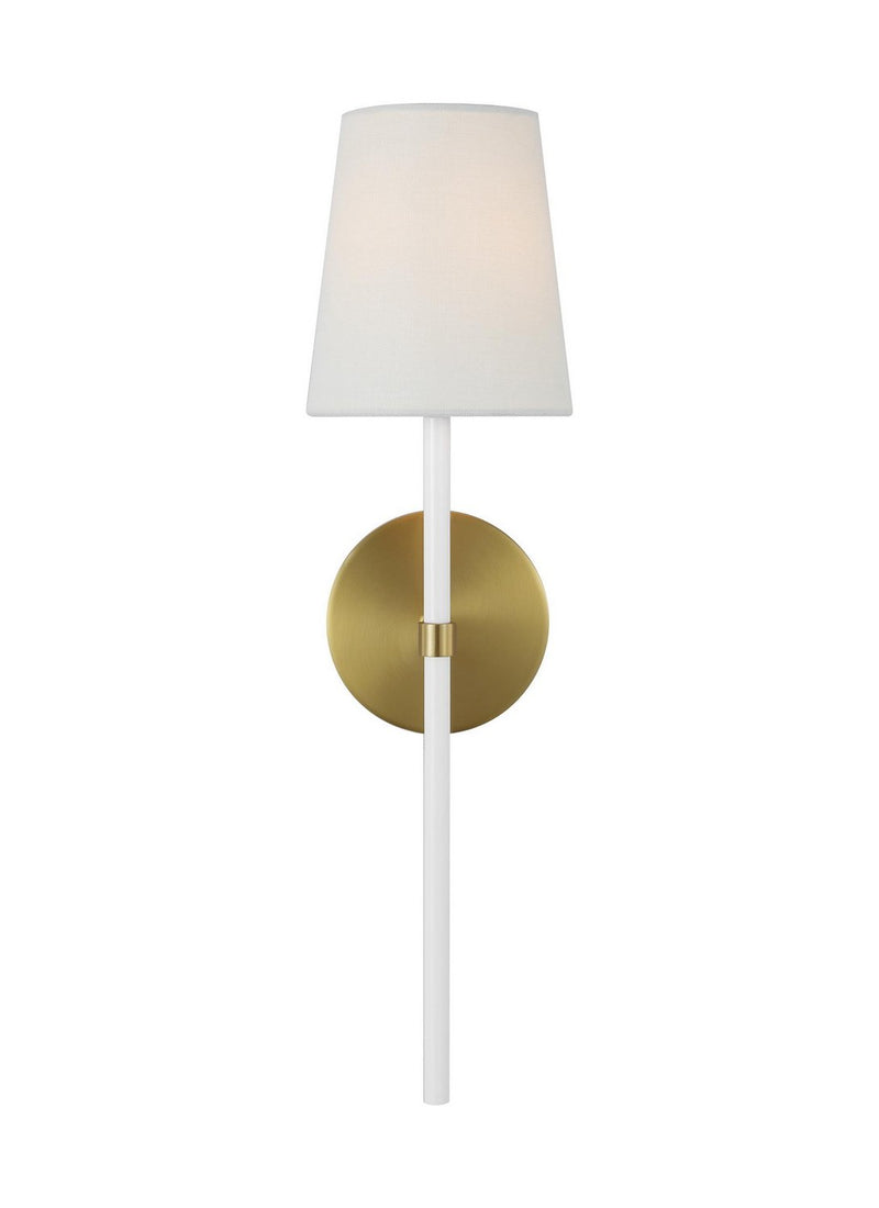 Monroe Tail Wall Sconce in Burnished Brass