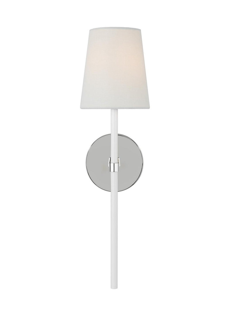 Monroe Tail Wall Sconce in Polished Nickel