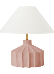 Veneto Medium Table Lamp in Dusty Rose