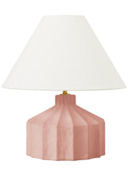 Veneto Small Table Lamp in Dusty Rose