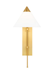 Franklin Task Wall Sconce in Burnished Brass