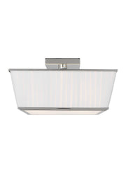 Esther 4-Light Semi-Flush Mount in Polished Nickel