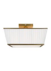 Esther 4-Light Semi-Flush Mount in Time Worn Brass