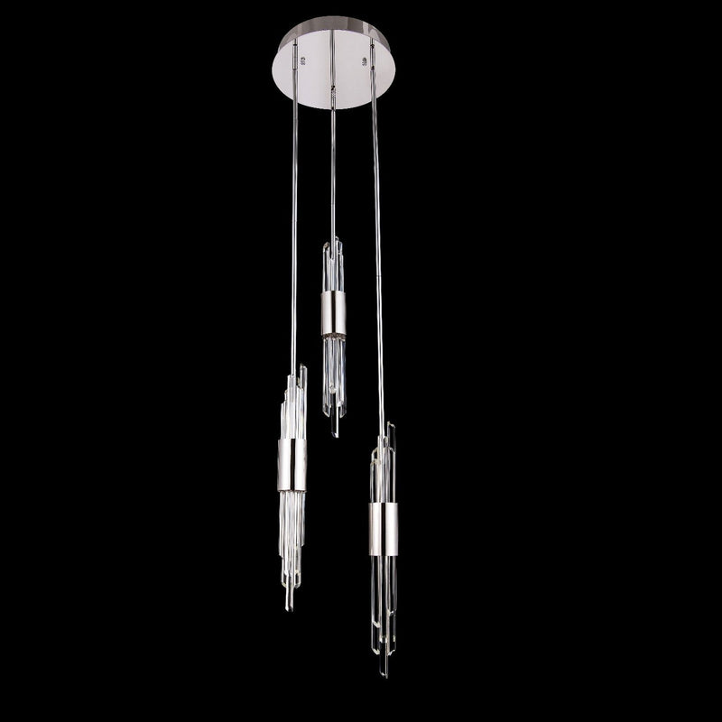 Lucca 14" Pendant in Polished Chrome