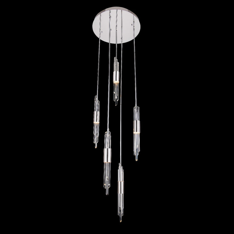 Lucca 24" Pendant in Polished Chrome