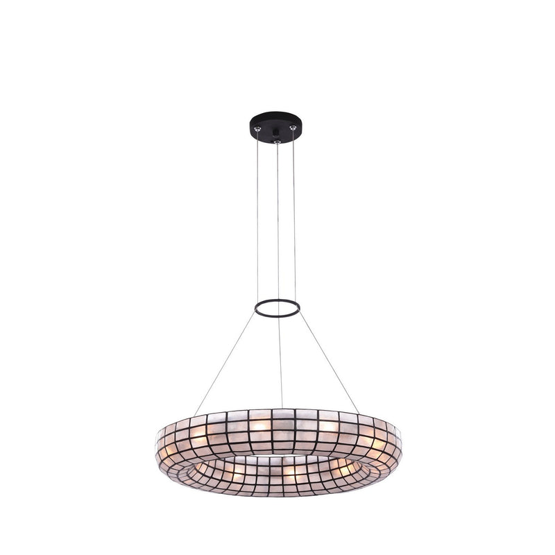 Sanibel 10-Light Pendant in Matte Black