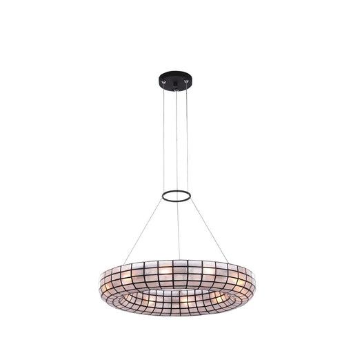 Sanibel 10-Light Pendant in Matte Black