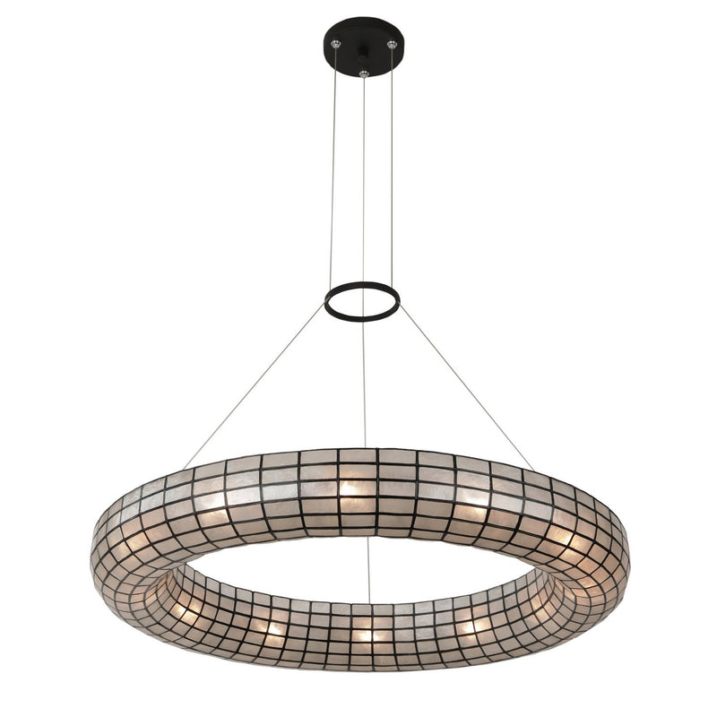 Sanibel 12-Light Pendant in Matte Black