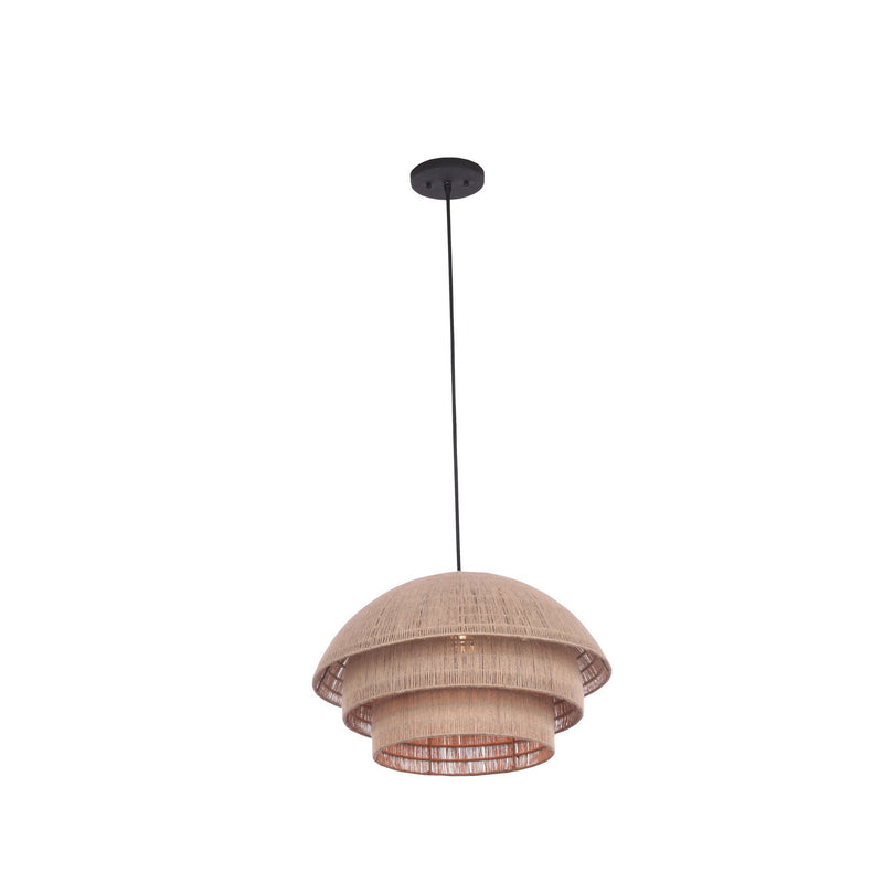 Seychelles 20" Pendant in Matte Black