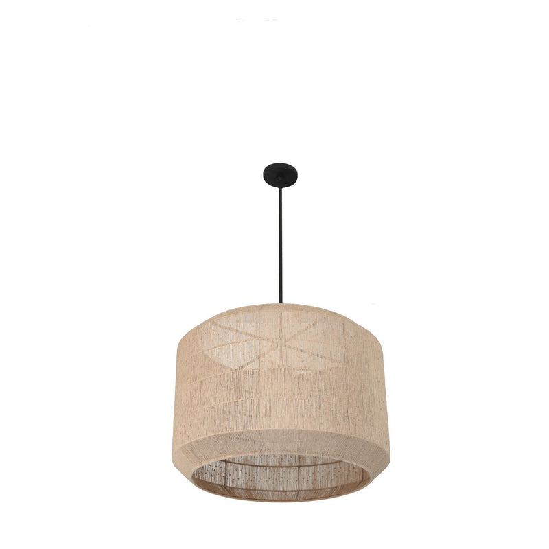 Cebu 5-Light Pendant in Matte Black