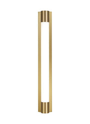 Loring Large Bath Sconce in Burnished Brass