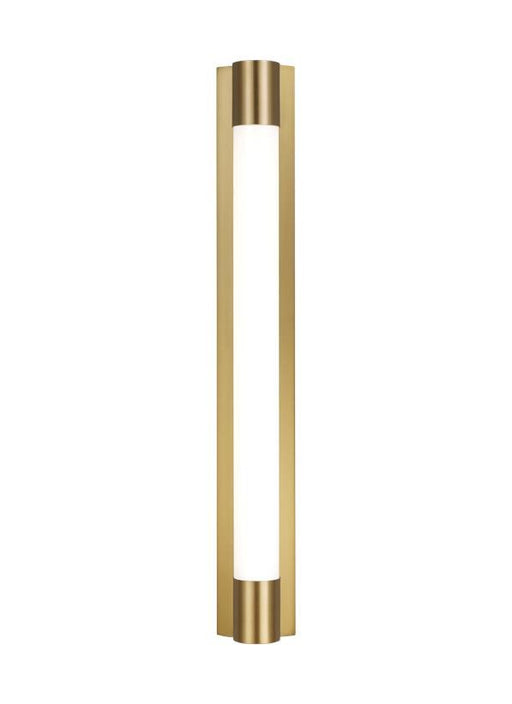 Loring Large Bath Sconce in Burnished Brass