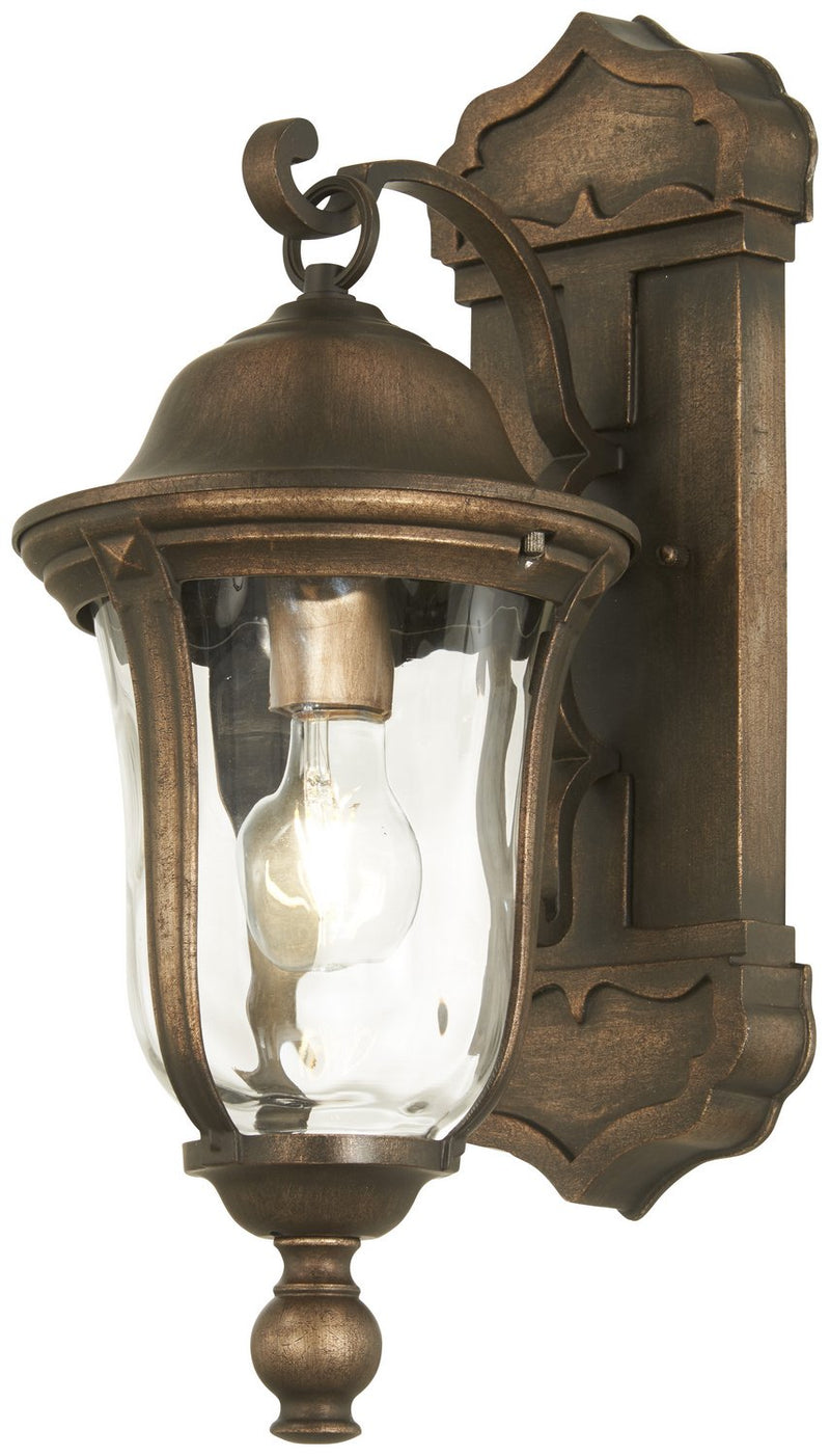 Havenwood Outdoor Wall Lantern in Tauira Bronze and Alder Silver