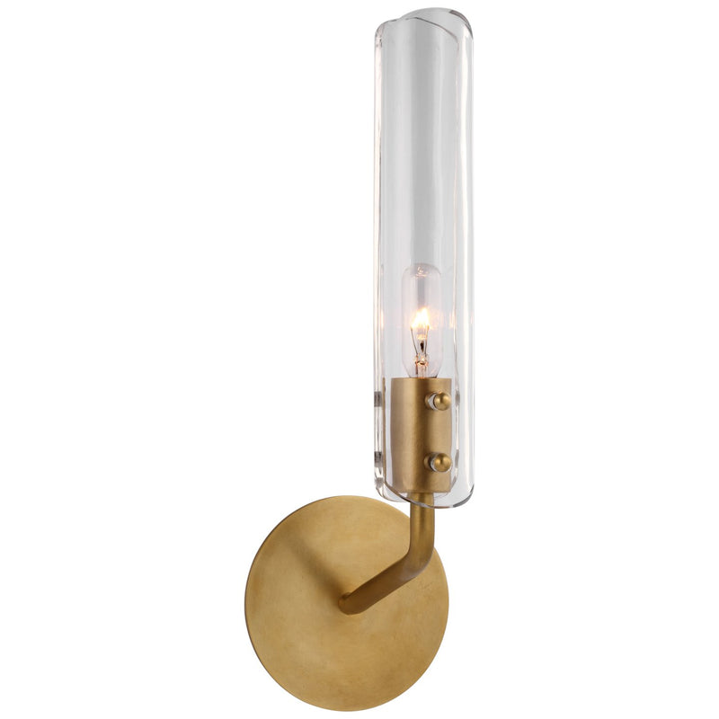 Casoria 14" Single Wall Sconce in Hand-Rubbed Antique Brass