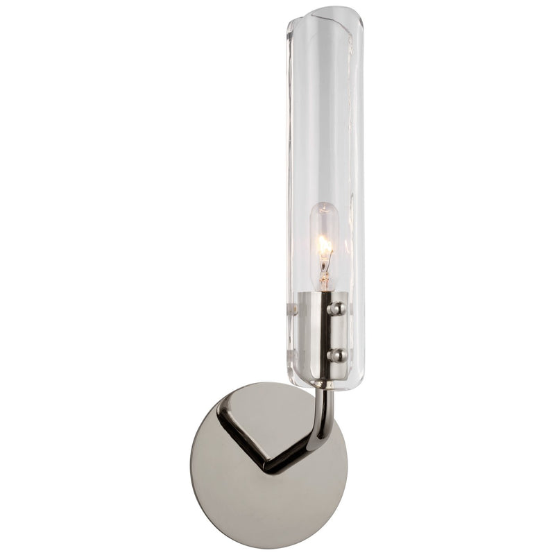 Casoria 14" Single Wall Sconce in Polished Nickel
