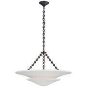 Mollino Medium Tiered 25" 3-Light Pendant in Bronze