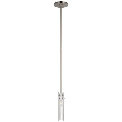 Casoria LED Pendant in Polished Nickel