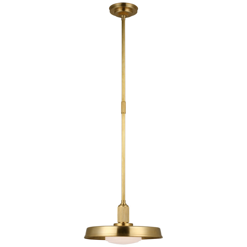 Ruhlmann LED Pendant in Antique-Burnished Brass