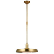 Ruhlmann 18" Factory Pendant in Antique-Burnished Brass